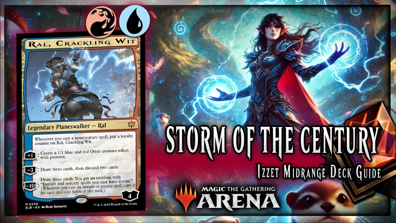⚡️ Ral's Crackling Wit Shocks Mythic Ladder! | MTG Arena Izzet Storm Deck Guide