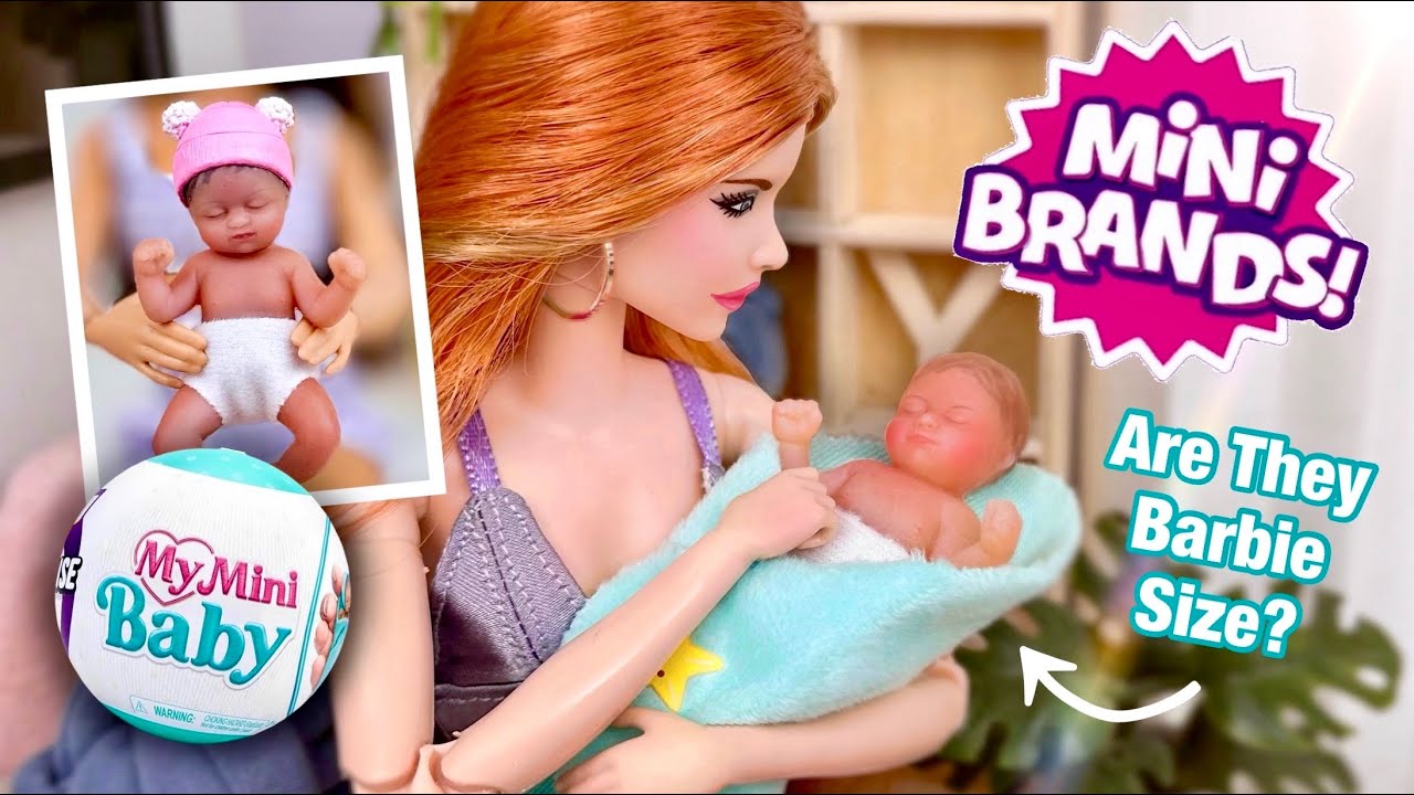 ZURU 5 Surprise My Mini BABY! Они размера Барби? Распаковка капсул Mini Brands