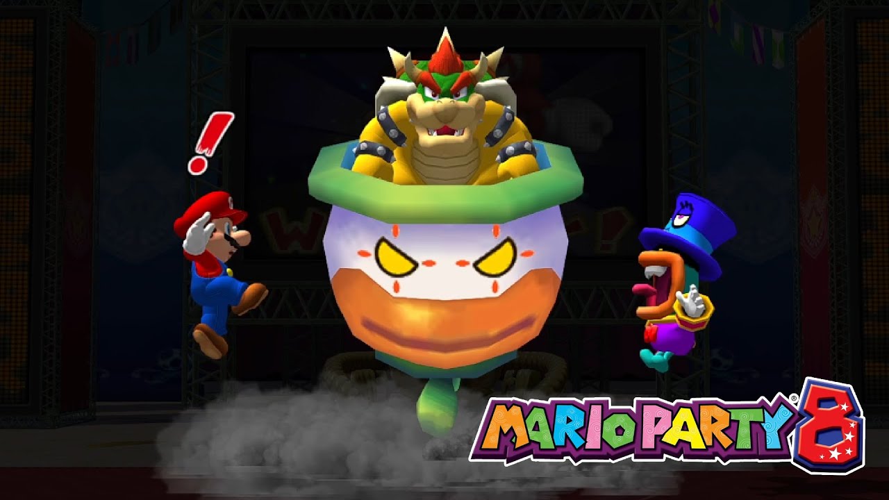 Mario Party 8 - Star Battle Arena - Player Mario Shy Guy's Perplex Express | Alexgaming