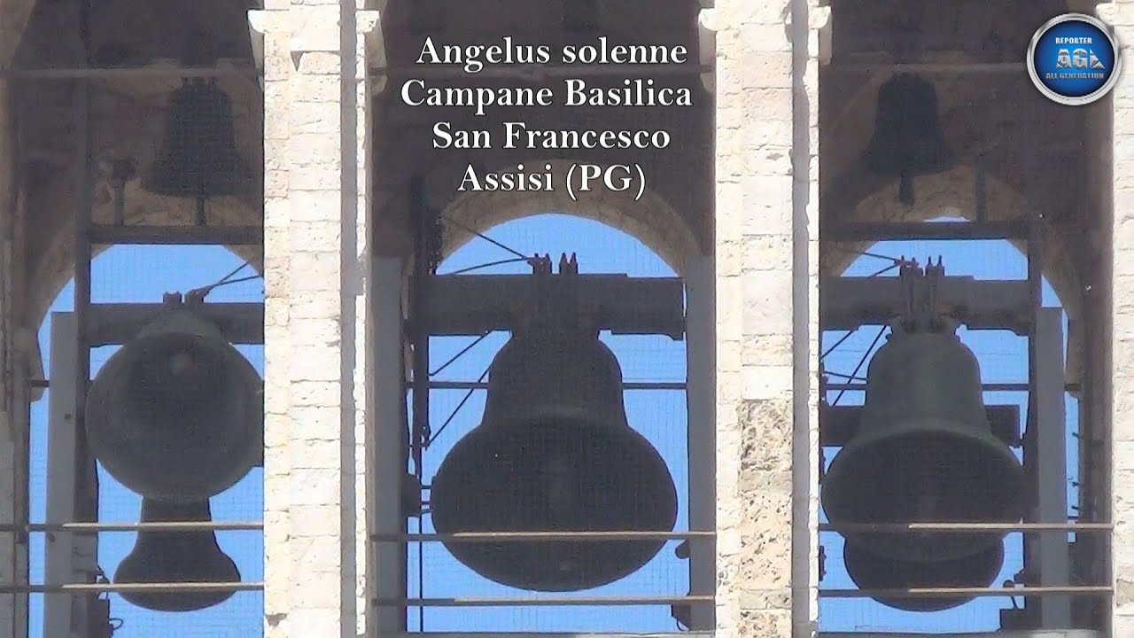 Angelus solenne Campane Basilica San Francesco - Assisi (PG) 1° Agosto 2014 UMBRIA