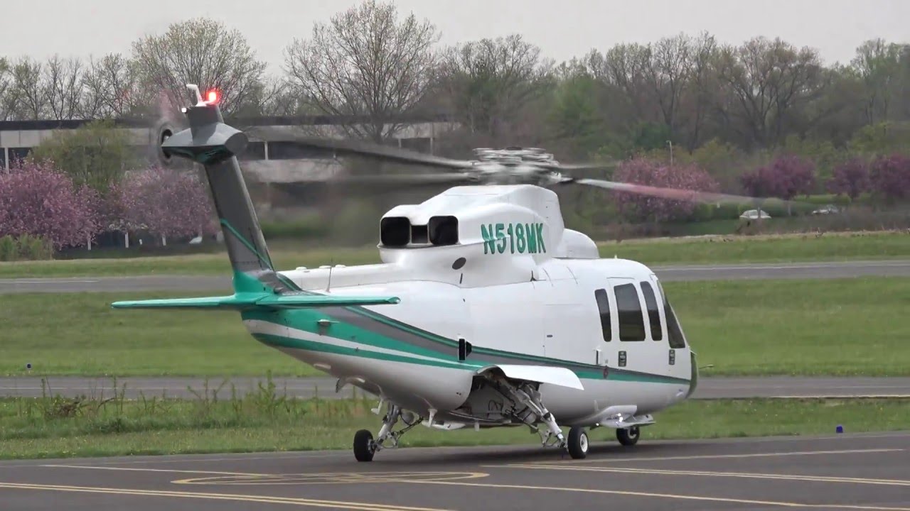 Sikorsky S-76C, N518MK at KLOM  20160421165153 1 1