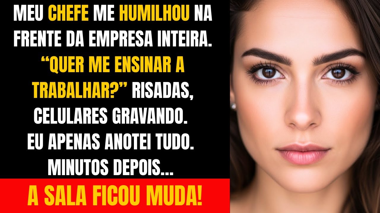 MEU CHEFE ME HUMILHOU NA FRENTE DA EMPRESA INTEIRA. MINUTOS DEPOIS… TUDO MUDOU