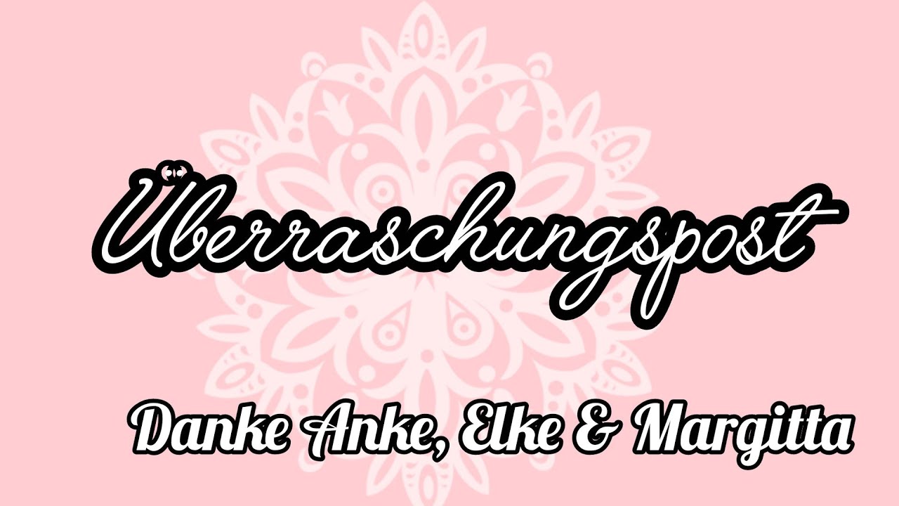Ü-Post mit Handgemachten und Stanzen, Stempel und Schablonen💖❄️