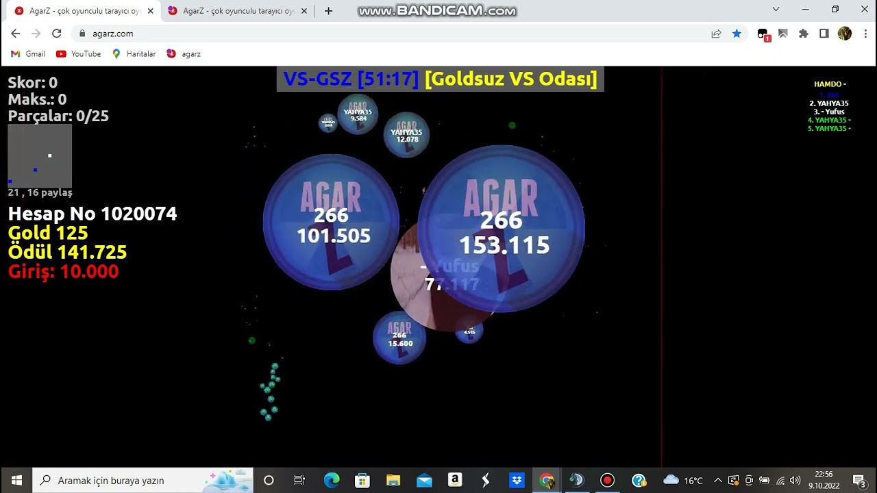 #agarz - Yahya35 Vs Yufus41 -