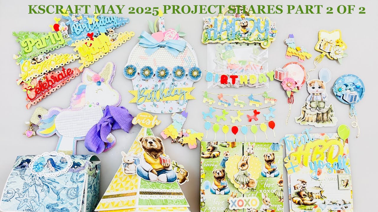 KSCRAFT May 2025 2of2 #projectshare #kscraft #papercraft #scrapbooking #crafting  @KSCRAFT