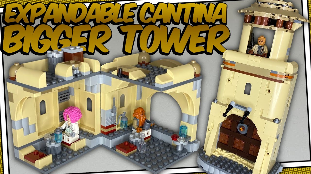 UPGRADING BOBA FETT'S PALACE - Part 1: The Side Builds - 2x 75326 Boba Fett's Throne Room Mods