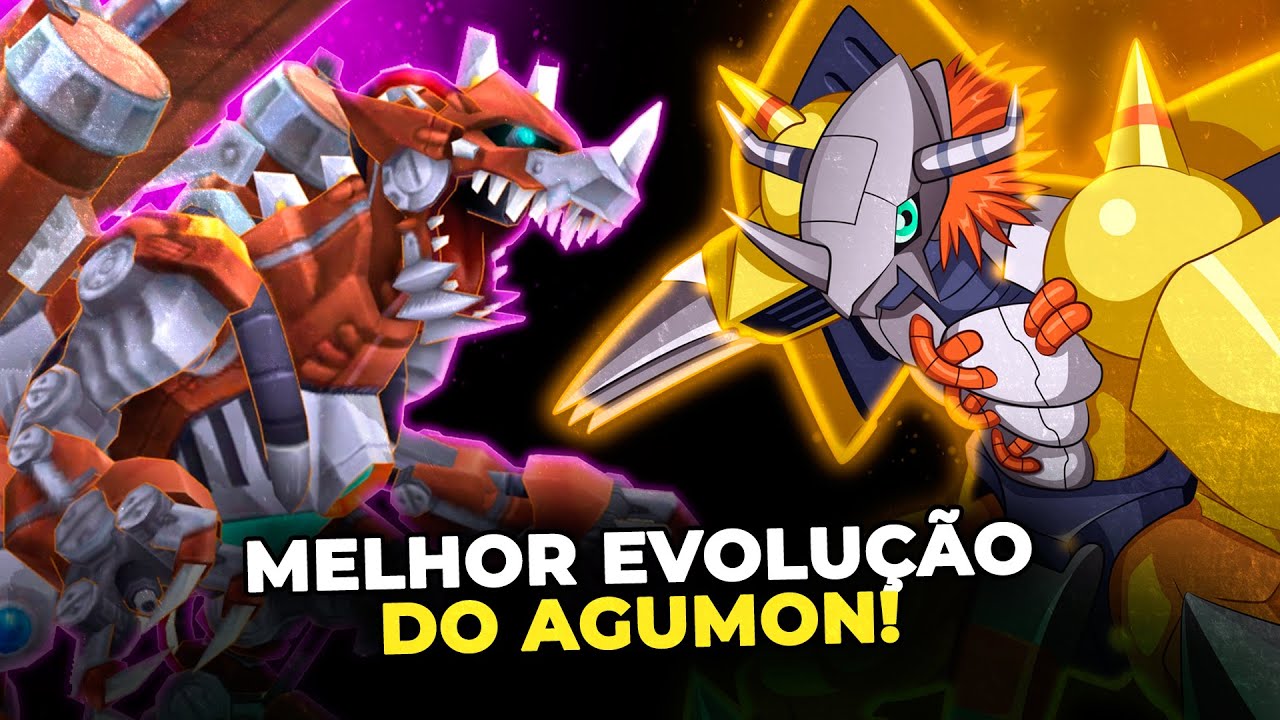 LINHA EVOLUTIVA DO AGUMON