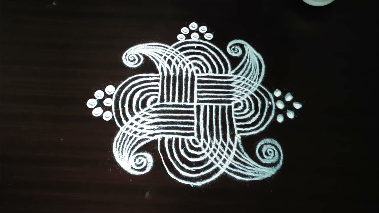 Friday padi kolam | apartment kolam | simple rangoli | easy kolam | muggulu |रंगोली | Rovi Rangoli |