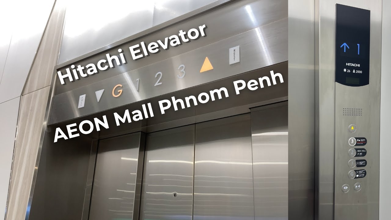 Hitachi Elevator at AEON Mall Phnom Penh, Phnom Penh, Cambodia