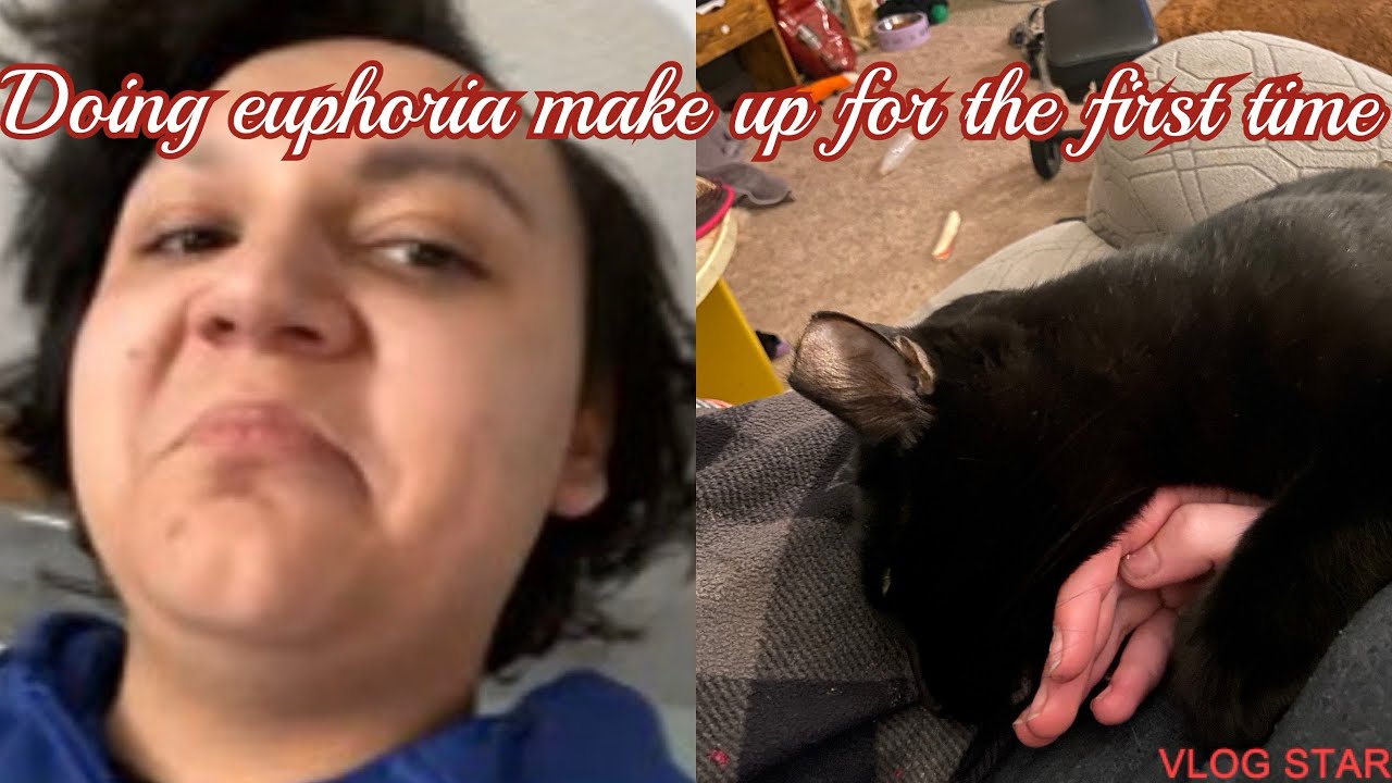 ￼doing euphoria makeup for the first time