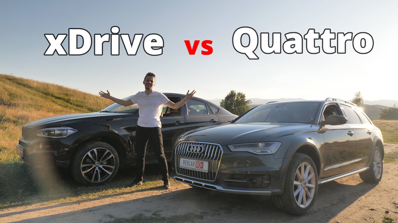 BMW X6 vs AUDI A6 allroad! - Bătălie pe OFF ROAD