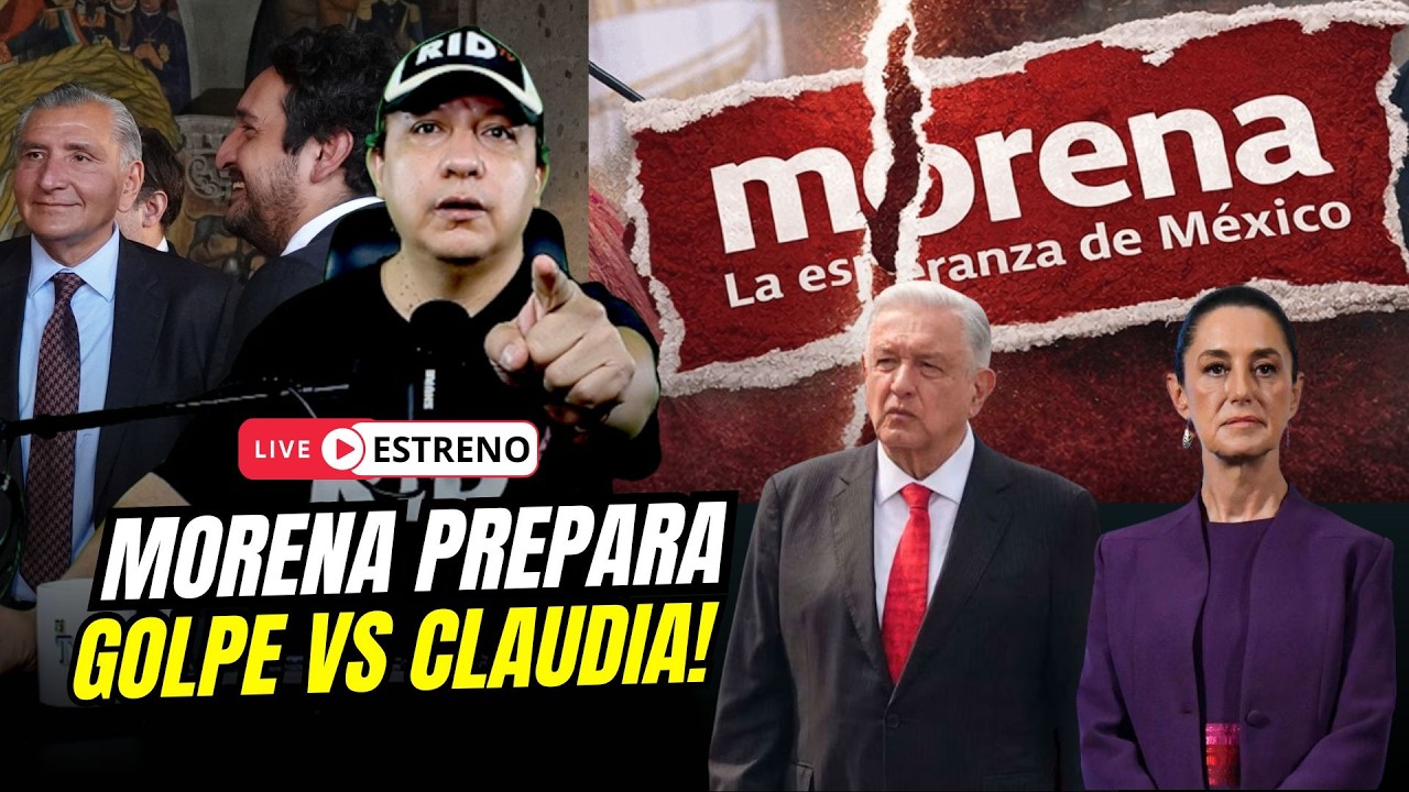Suenan Tambores de GUERRA en MORENA Radicales ANTI-CLAUDIA se reúnen en SECRETO con AMLO en PALENQUE