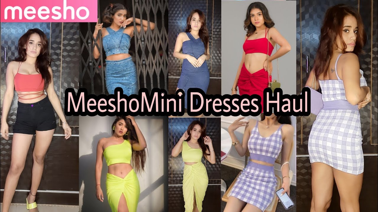 Meesho Mini Dresses Haul Video || Affordable Dresses Starting Just-₹666/| Trendy Dresses For Women's