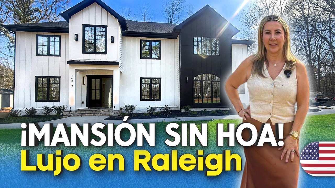 LA MANSIÓN DE TUS SUEÑOS EN RALEIGH! 🏰 Sin HOA y con terreno gigante (Tour Completo)