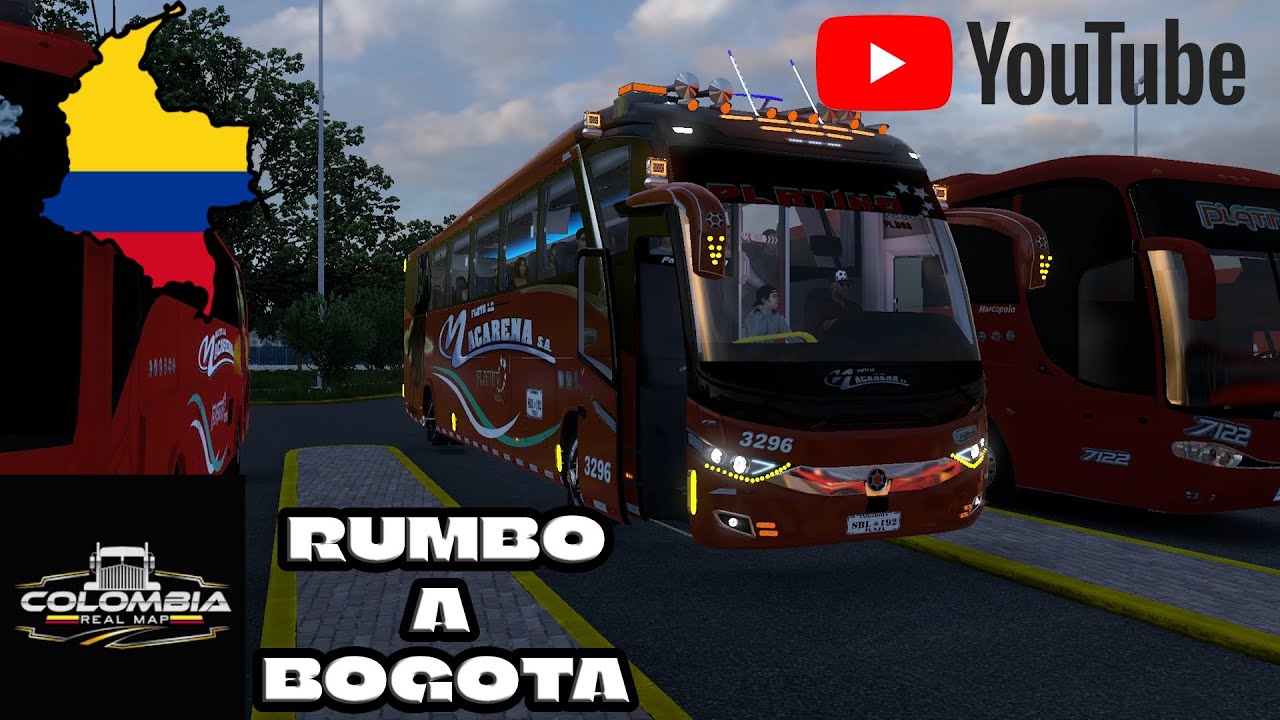 American truck simulator | MARCOPOLO G7 | Con destino al Bogotá | ATS COLOMBIA REAL MAP