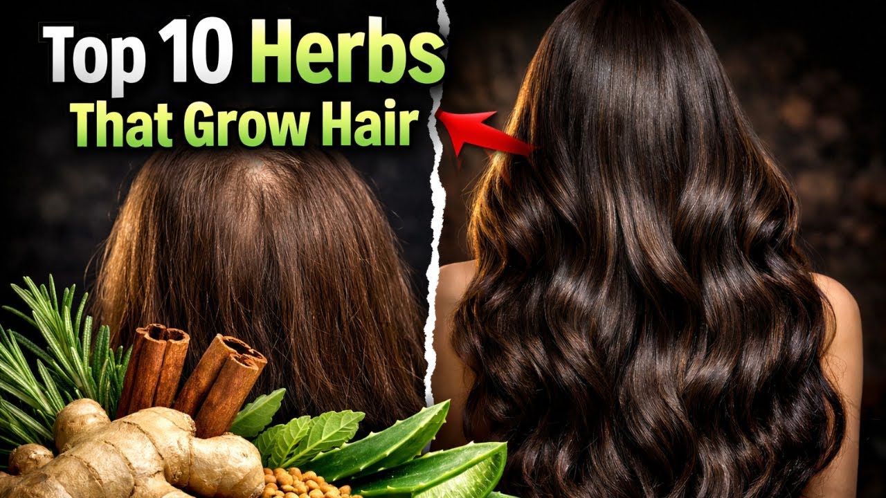 Top 10 Herbs and Spices for Longer Thicker Hair