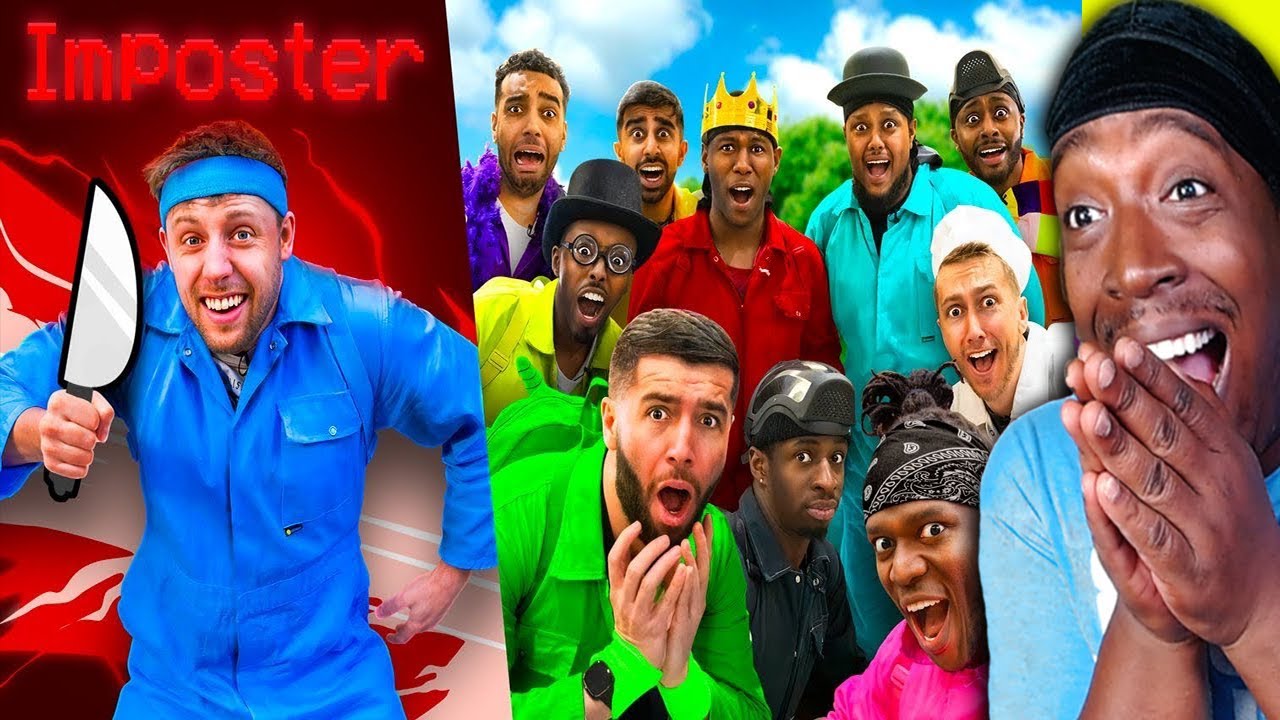 Reaction To SIDEMEN VS BETA SQUAD AMONG US IN REAL LIFE