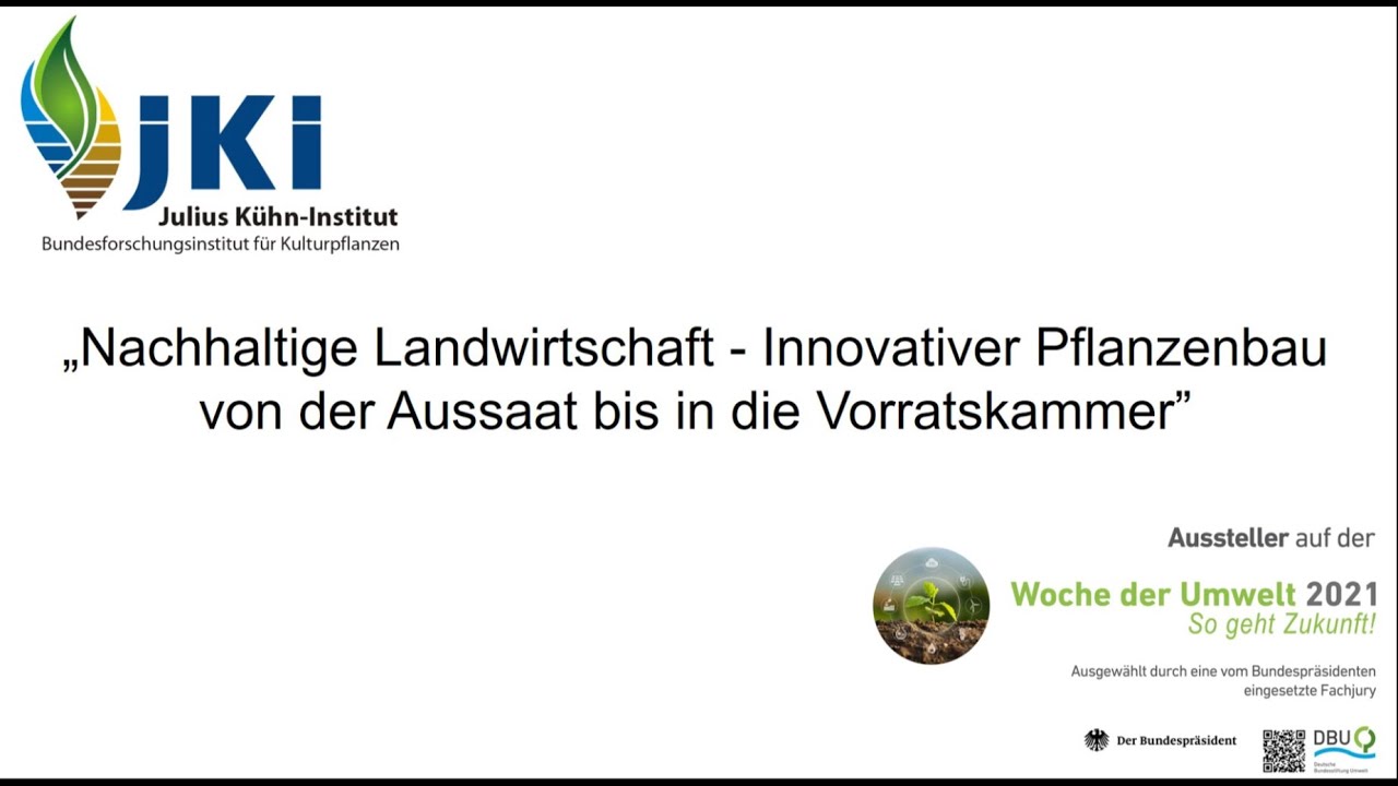Nachhaltige Landwirtschaft - Innovativer Pflanzenbau von der Aussaat bis in die Vorratskammer