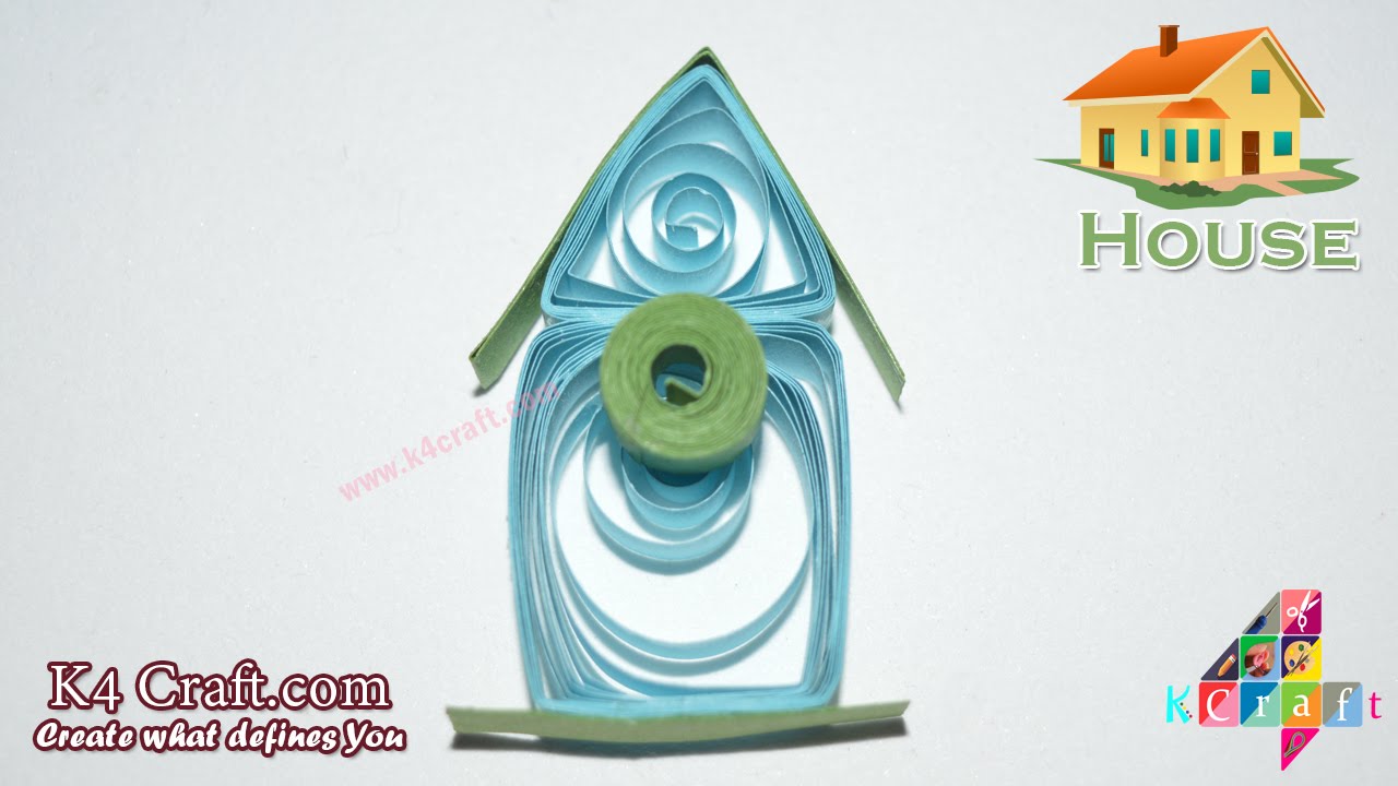 DIY: Paper Quilling House - Lower Case Alphabet 