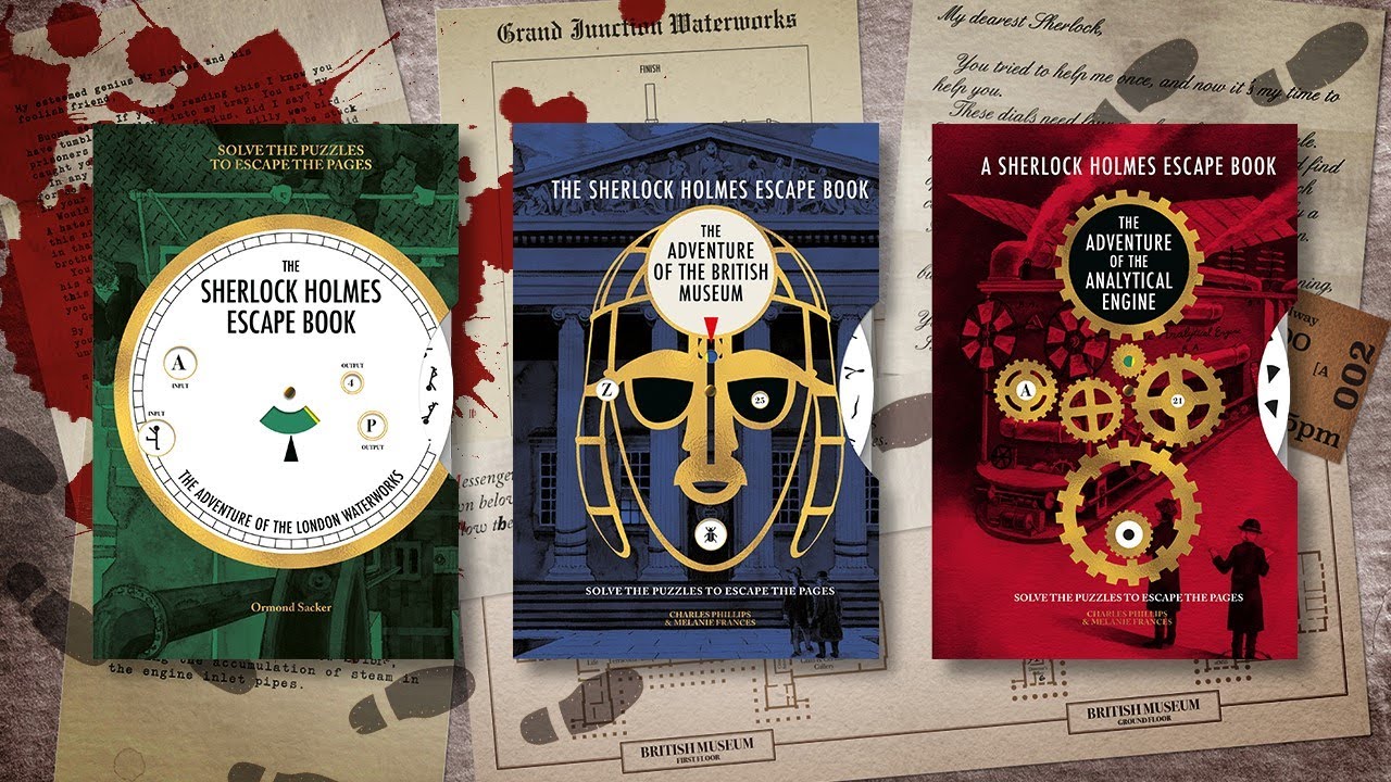 Sherlock Holmes Escape Books Trailer