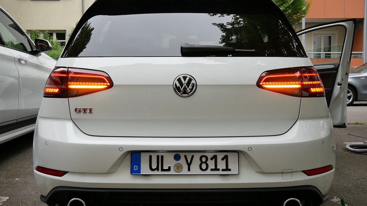 VW GOLF 7 GTI FACELIFT Pacecar Blinken - DEUTSCH