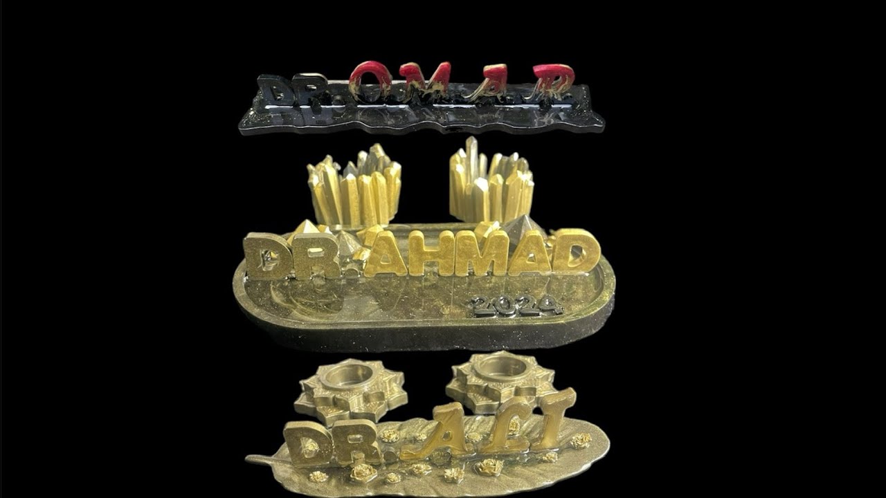 فكرة تصاميم ستاند مكتب من الريزن #epoxyart #smallbusines #art