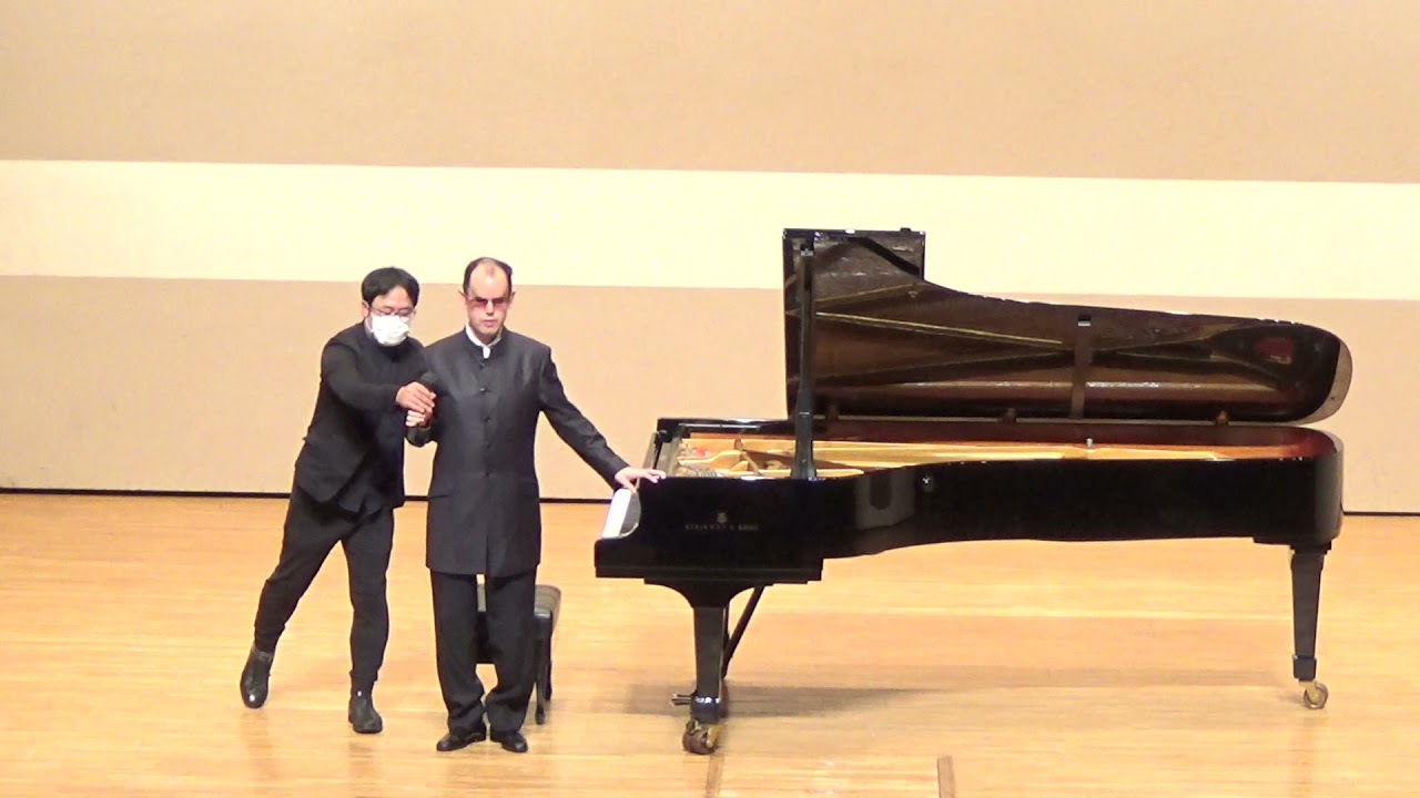 子どもに伝えるクラシック　演奏、梯剛之/月の光ドビュッシー・即興曲 作品90 4シューベルト　　2021年11月8日　横浜ラポール
