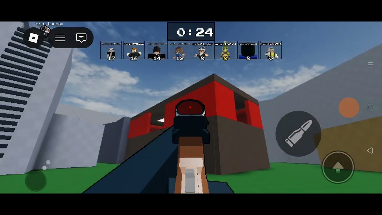 (ماب طلقه واحده) ROBLOX ماب تخلي يخرج الواحد عن شعوره🥴