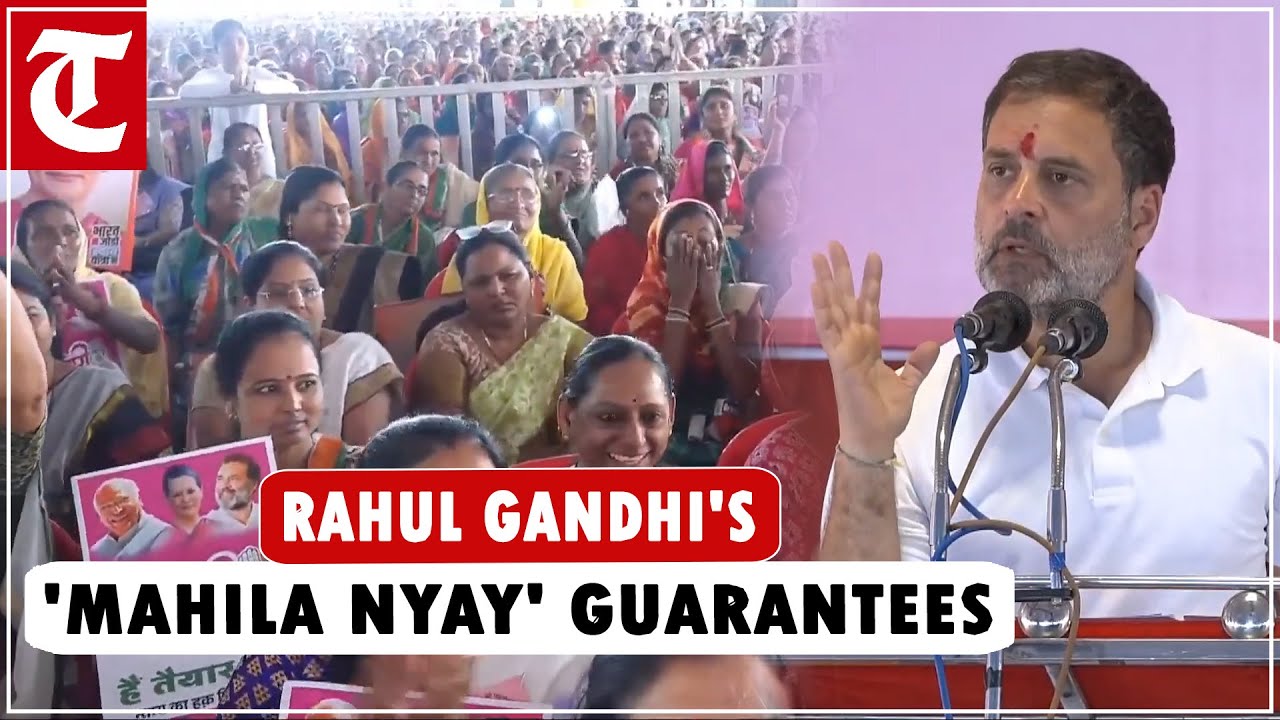 Rs 1 lakh to poor women annually, 50 per cent quota in govt jobs: Rahul Gandhi's guarantees