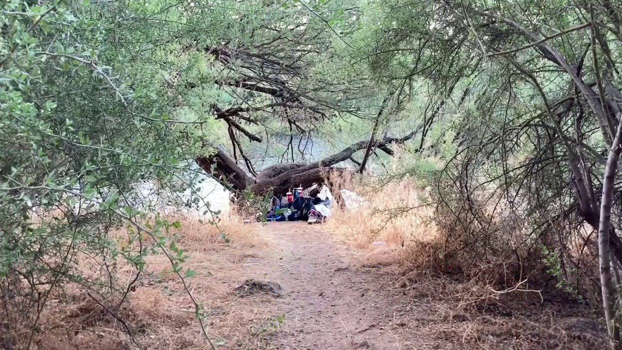 Hiking along the salt river | first person POV s