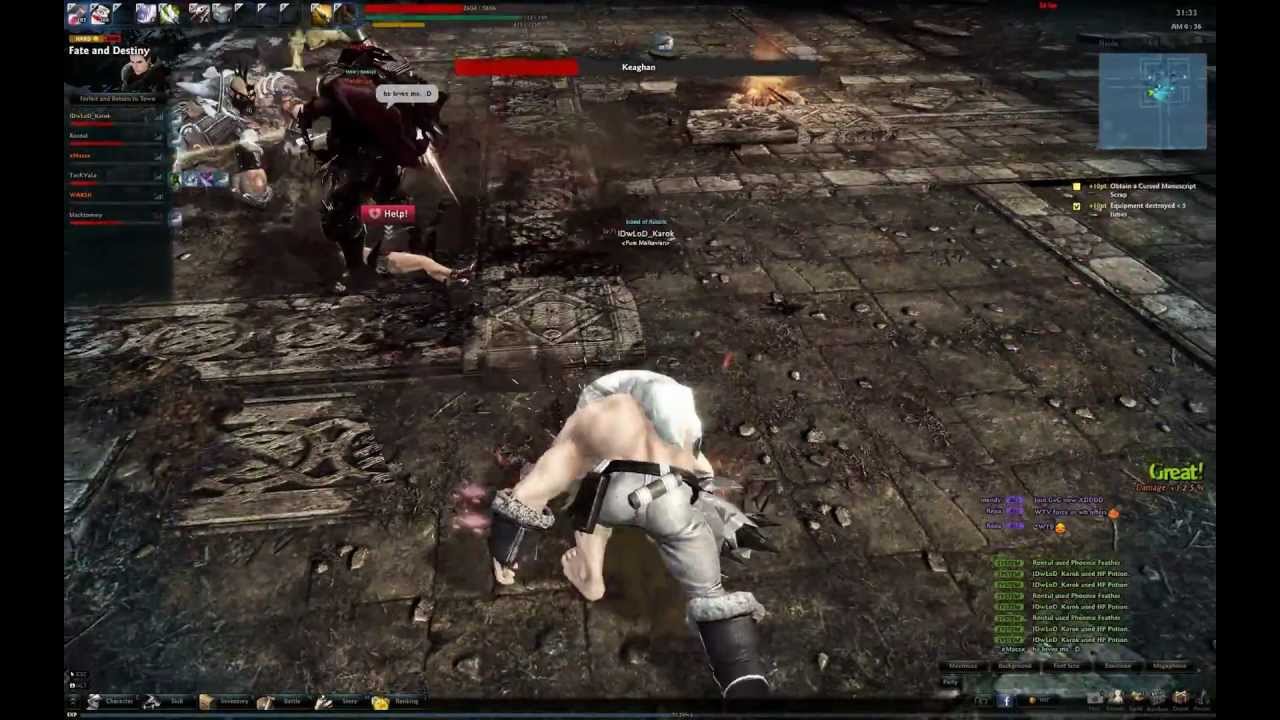 Vindictus Raid - Fate and Destiny - Keaghan HD