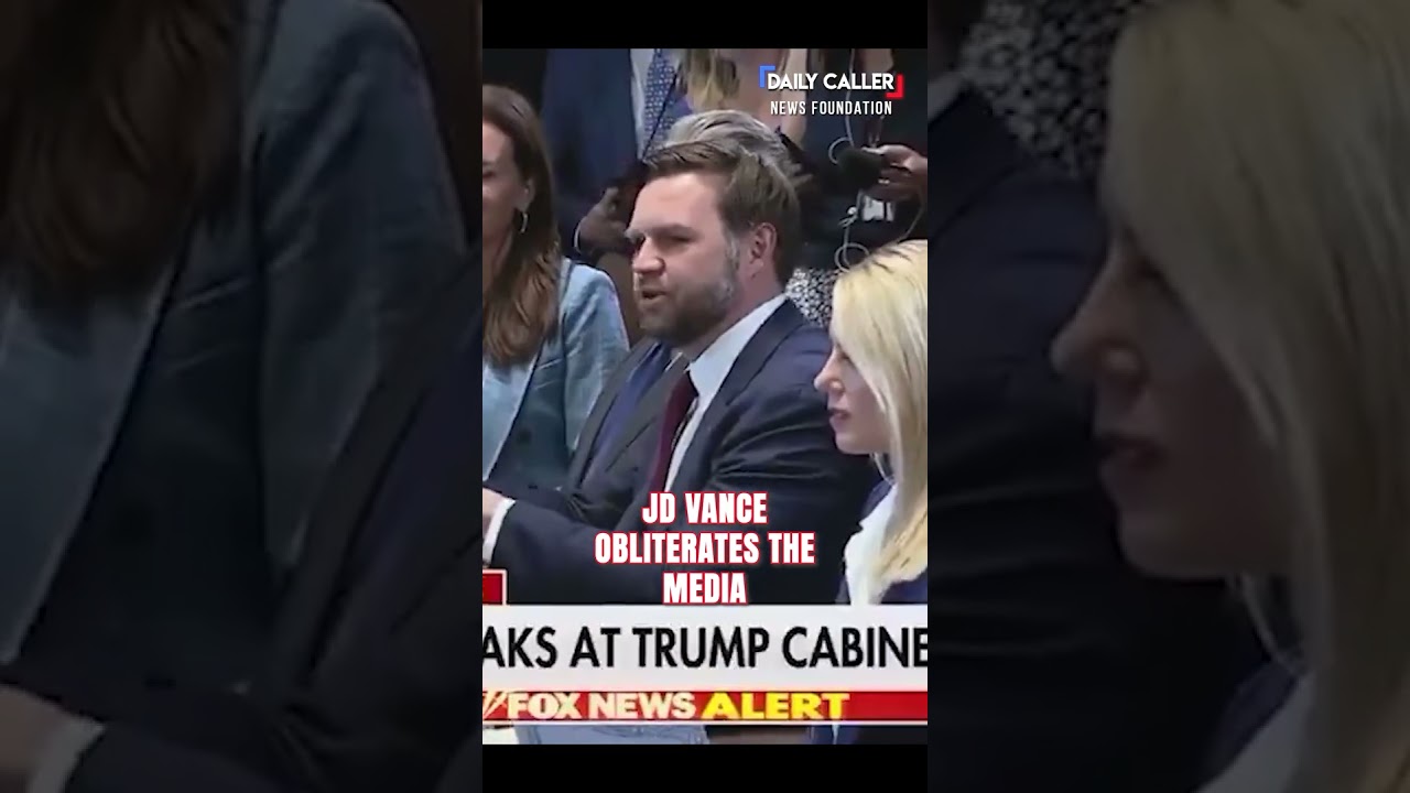 JD Vance just OBLITERATED the woke media...