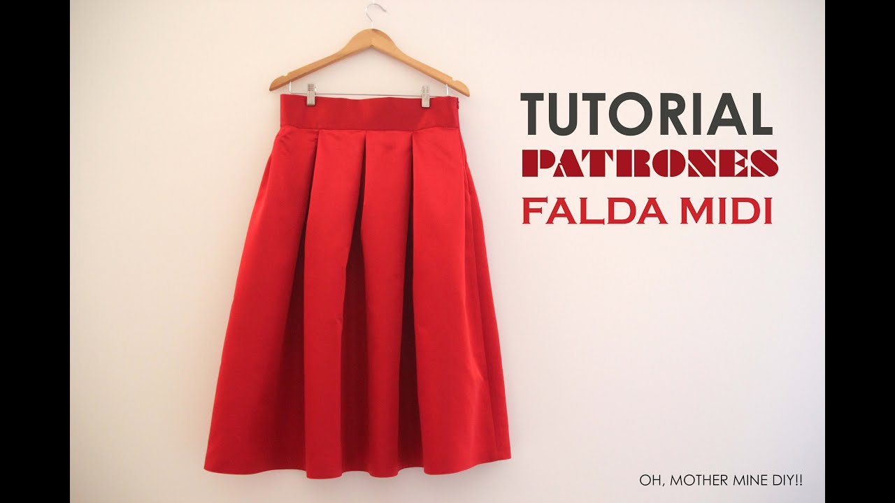DIY Tutoriales y patrones: Falda Midi Valentino