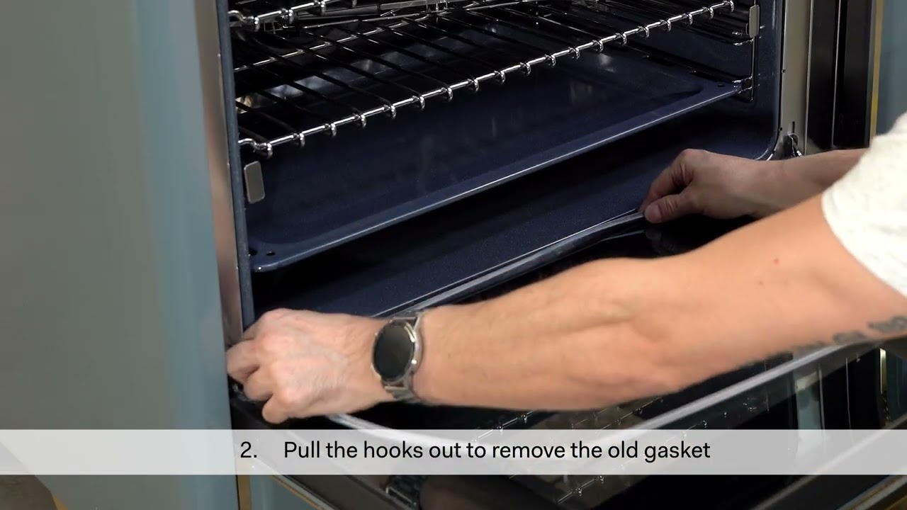 How to Replace the Oven Door Gasket on the ILVE Majestic Range