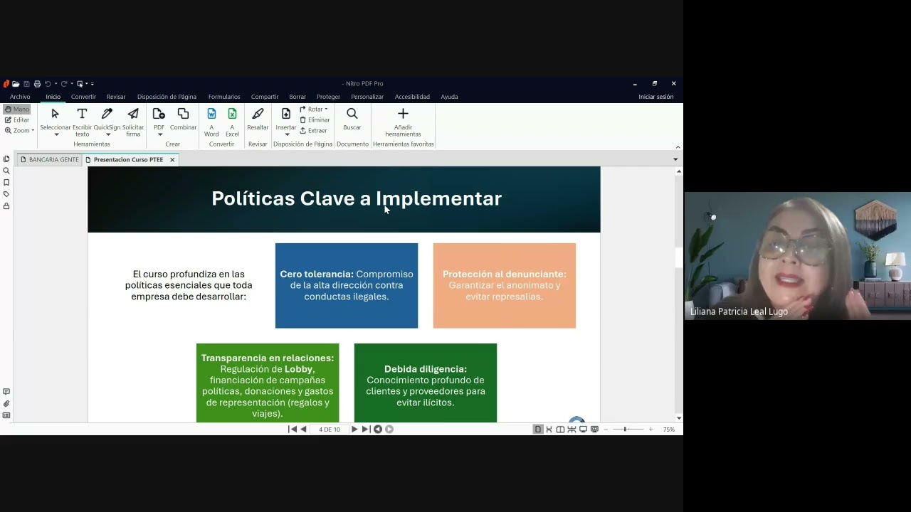 GENERALIDADES DE PTEE - El Programa de Transparencia y Ética Empresarial