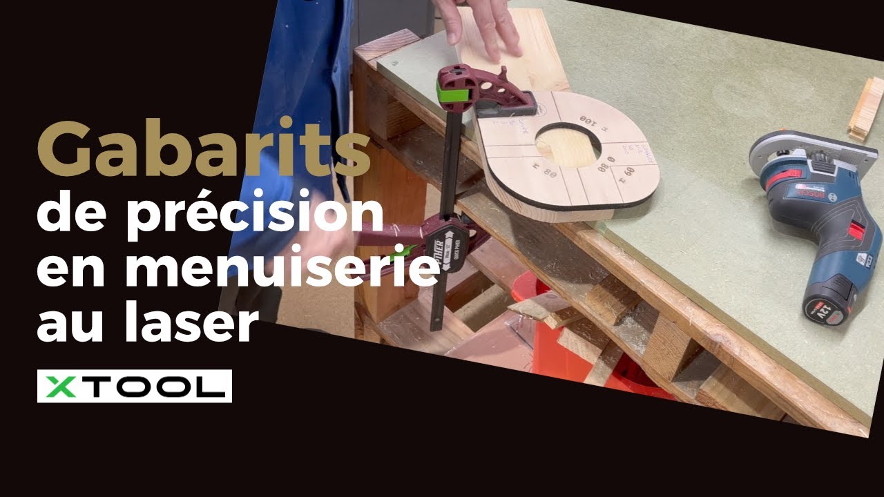 Gabarits de précision en menuiserie avec un laser