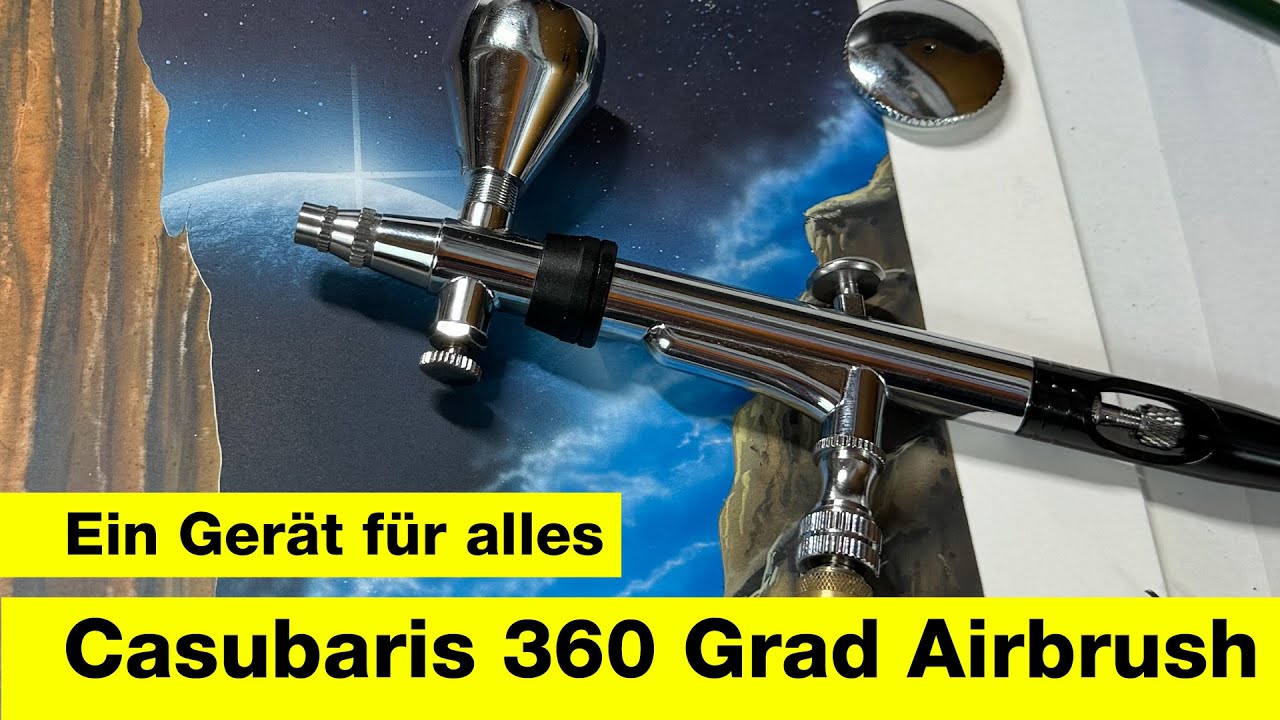 Casubaris 360 Grad Airbrush - Ein Airbrushgerät mit allen Optionen für Einsteiger