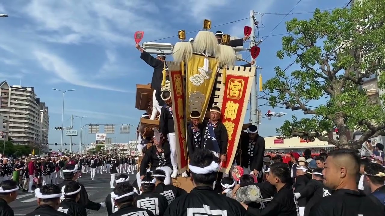 【Vlog】宮本町 2/2 令和4年度岸和田だんじり祭 第2回試験曳き【地元】【1人旅】