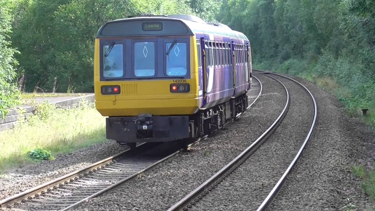Trains in Mytholmroyd on 23rd August 2016