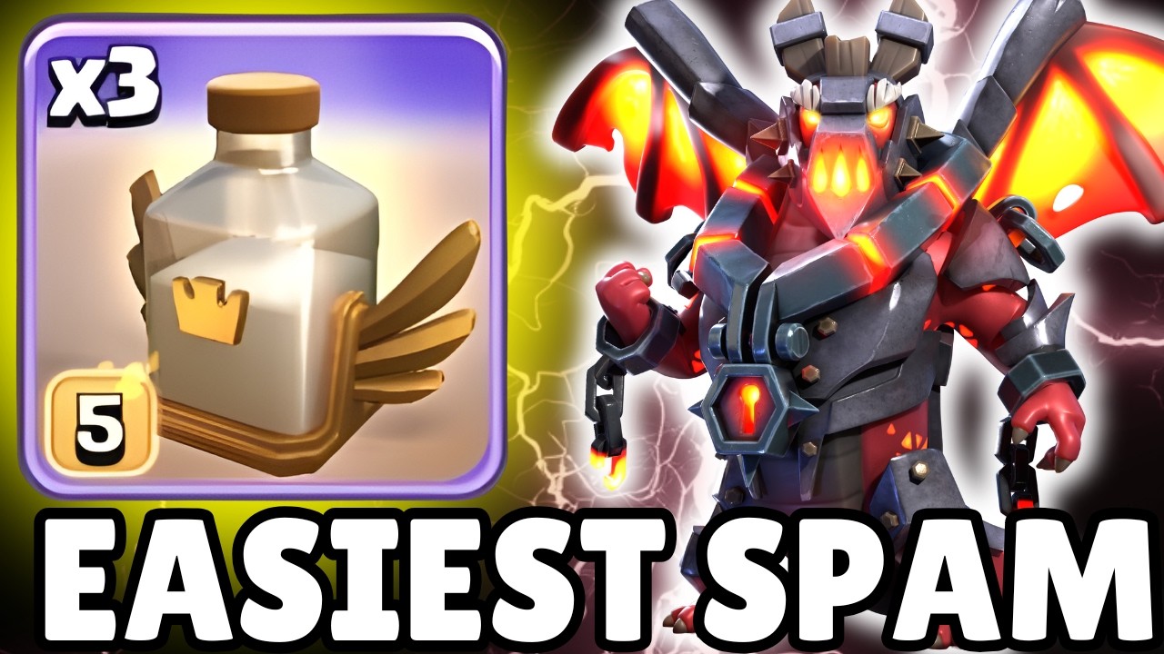 Dragon Duke Created The Easiest Spam Army In Clash of Clans