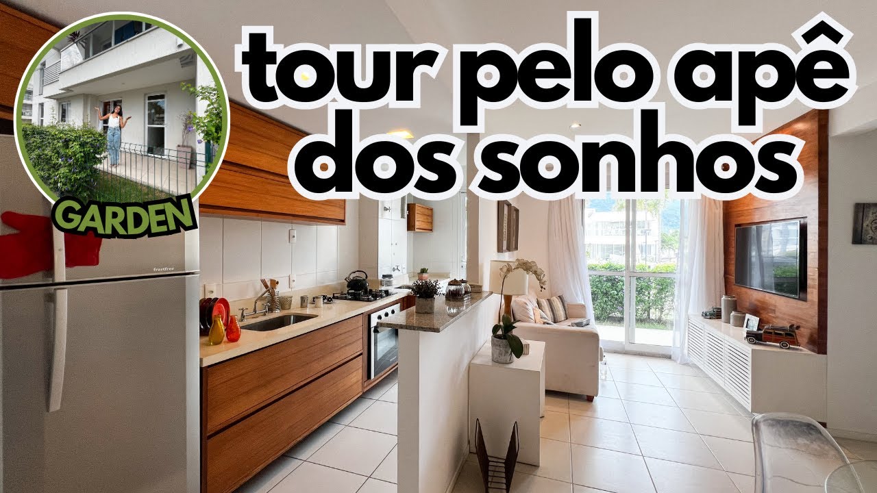 TOUR PELA CASA DOS SONHOS: Apartamento garden 🏡