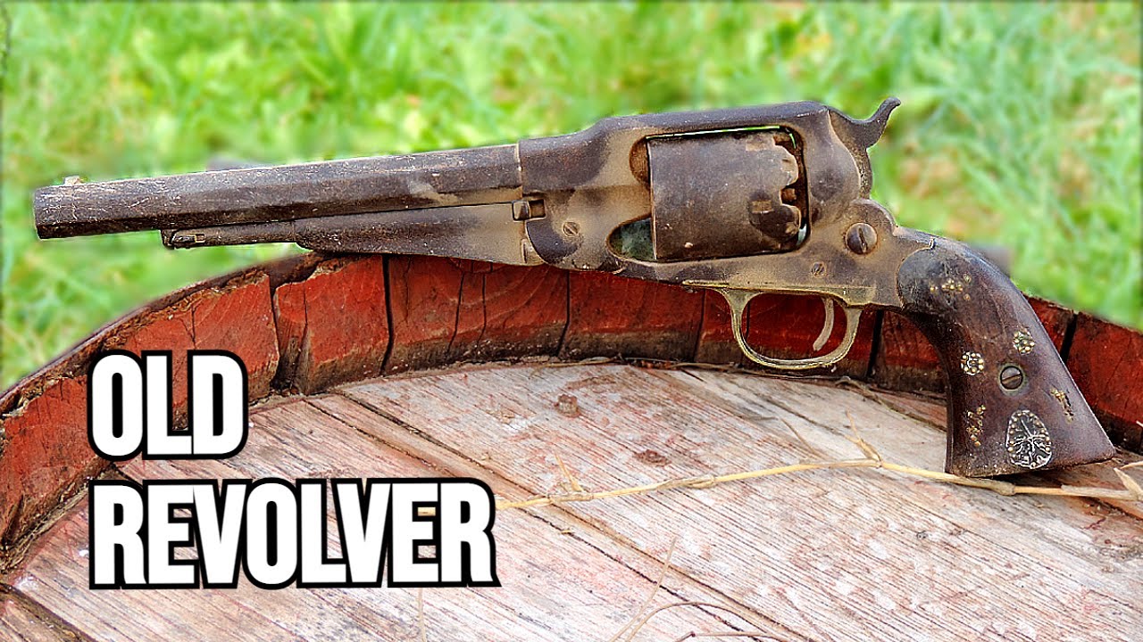 ARMS RESTORATION: antique REVOLVER || Rust Gun to Shine ||  Como Restaurar un revolver oxidado ASMR