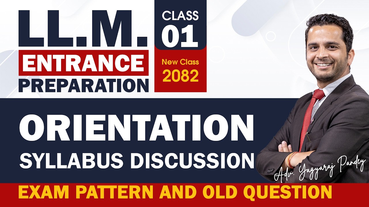 LLM Entrance Preparation | LL.M. Entrance Syllabus and Old Question Discussion | Lex Nepal