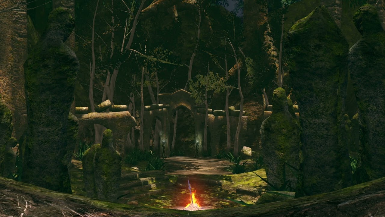 DARK SOULS Relaxing Oolacile Sanctuary Ambience 10 Minutes