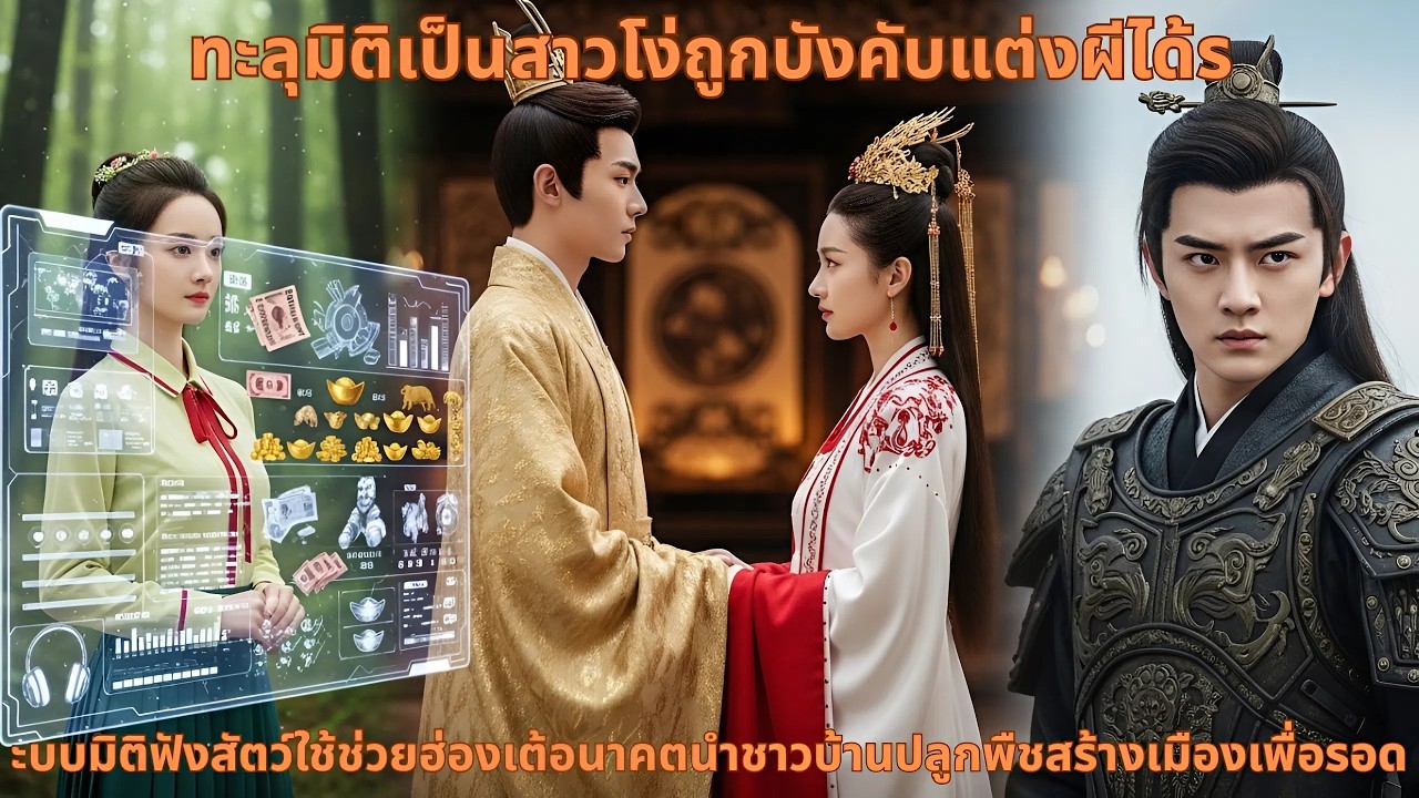 ทะลุมิติเข้าร่างโง่บังคับแต่งผีได้ระบบมิติธารวิญญาณเสียงสัตว์ช่วยจักรพรรดิอนาคตพาชาวบ้านสร้างเมืองนะ