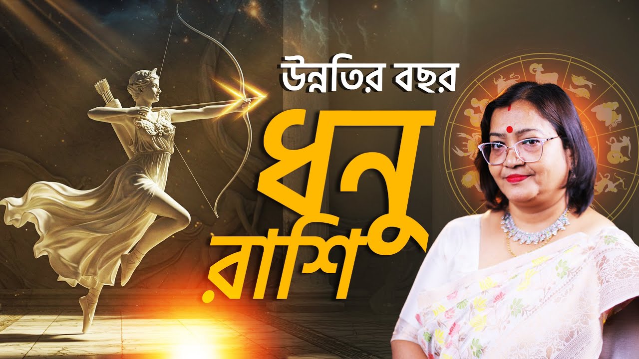 ধনু রাশি – ঢাইয়া হলেও উন্নতির বছর I Astrologer Jyotirmoyee Deboshree