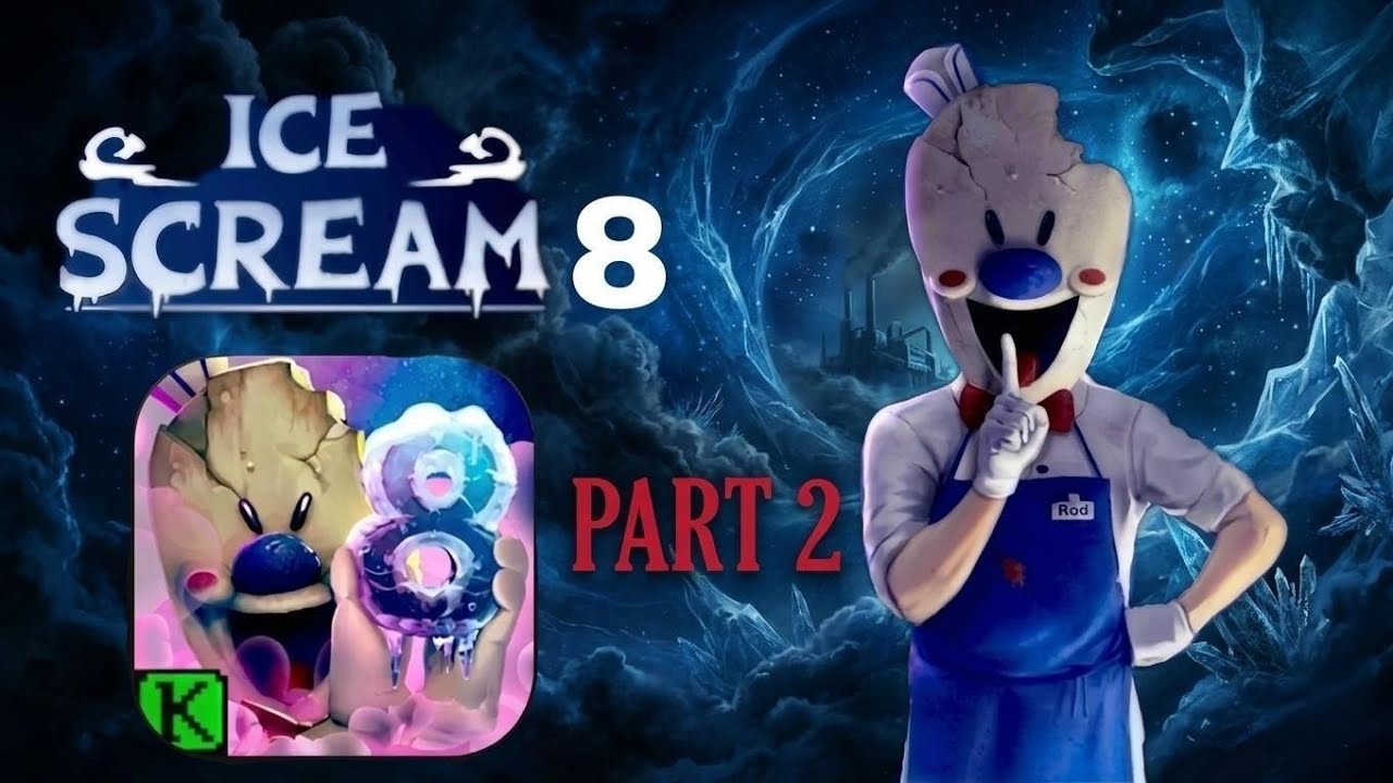 ICE SCREAM 8 (part&generator 2) Escape from ice cream man  #icescreamhorrorgame #horrorgame #gaming 