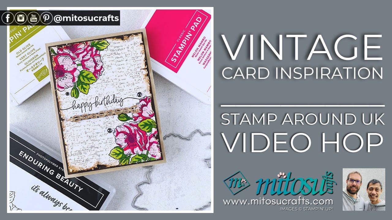 Learn How To Make A Beautiful Handmade Vintage Style Card
