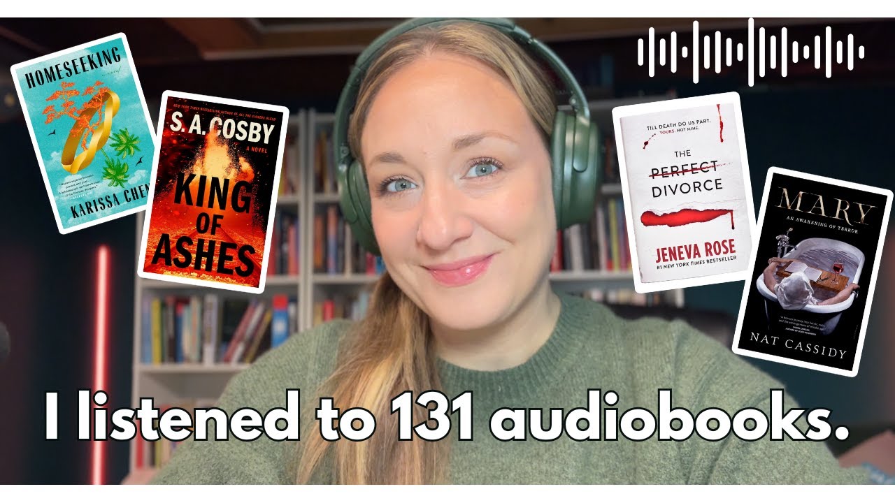 Best Audiobooks of 2025 | I Listened to 131 Audiobooks & These Were My Favorites