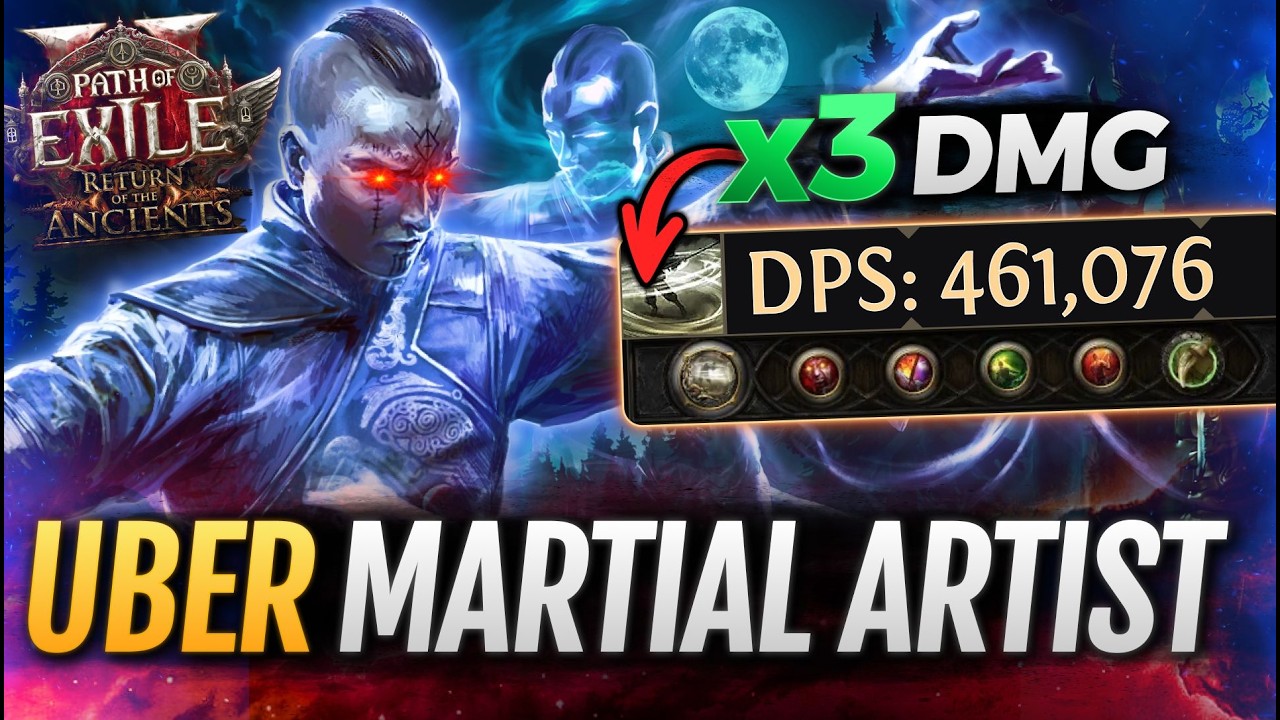 [PoE 2] x3 DMG BOOST! Martial Artist Build - Whirling Assault Monk - Path of Exile 2 0.5